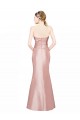 Long Sleeveless Stretch Satin Sweetheart A-Line Formal Evening Dress