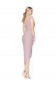 Cocktail Length Sleeveless Soft Chiffon Primrose Mermaid High Low Evening Dress