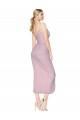 Knee Length Sleeveless Soft Chiffon Primrose Mermaid High Low Evening Dress
