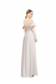 Long Sleeveless Stretch Crepe Red A-Line Formal Evening Dress