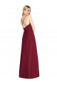 Long Sleeveless Soft Chiffon Royal Blue A-Line Formal Dress